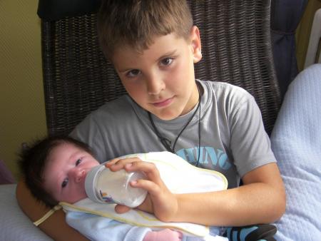 mon 1er bib avec mon cousin killian