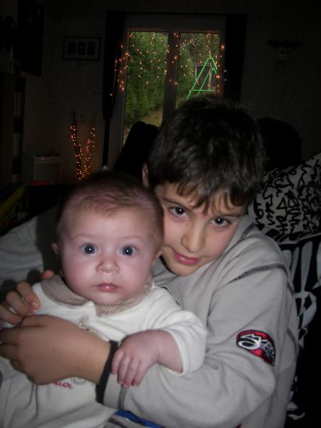 Mathéo et son cousin Killian